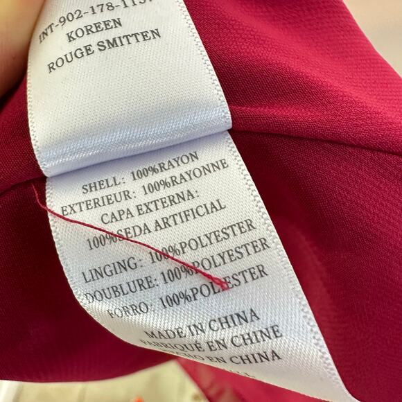 Rails Koreen Hearts Wrap Dress Womans Small Red Feminine Romantic - Picture 7 of 9